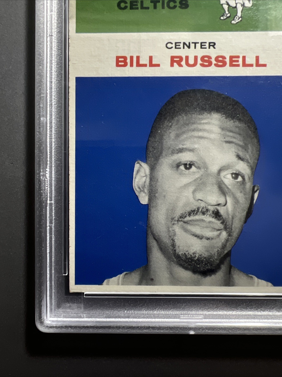 1961 Fleer Basketball #38 Bill Russell PSA Authentic Nice Centering White Border view 7