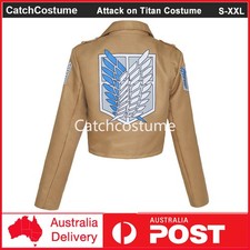 Attack on Titan Shingeki no Kyojin Legion Scouting Cosplay Costume Coat Jacket