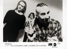 Primus Photo Original Black And White Press East West Promotion April 1991