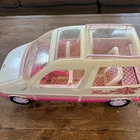 Vtg Barbie Mini Van #13185 BBQ Picnic 1995 Pink White Mattel