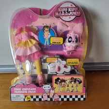 Kuu Kuu Hara Juku Pink Cupcake Fashion Pack Hair Clip For You Or Your Doll Charm