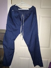 Hanes Comfort Fit Medical Scrub Pants XL Blue...