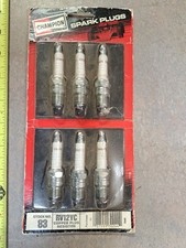 Lot Of 6 Champion Rv12yc Copper Plus Spark Plugs New Old Stock Made In Usa