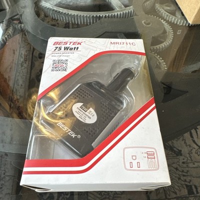BESTEK MRI711C 75 WATT POWER INVERTER with USB CHARGER