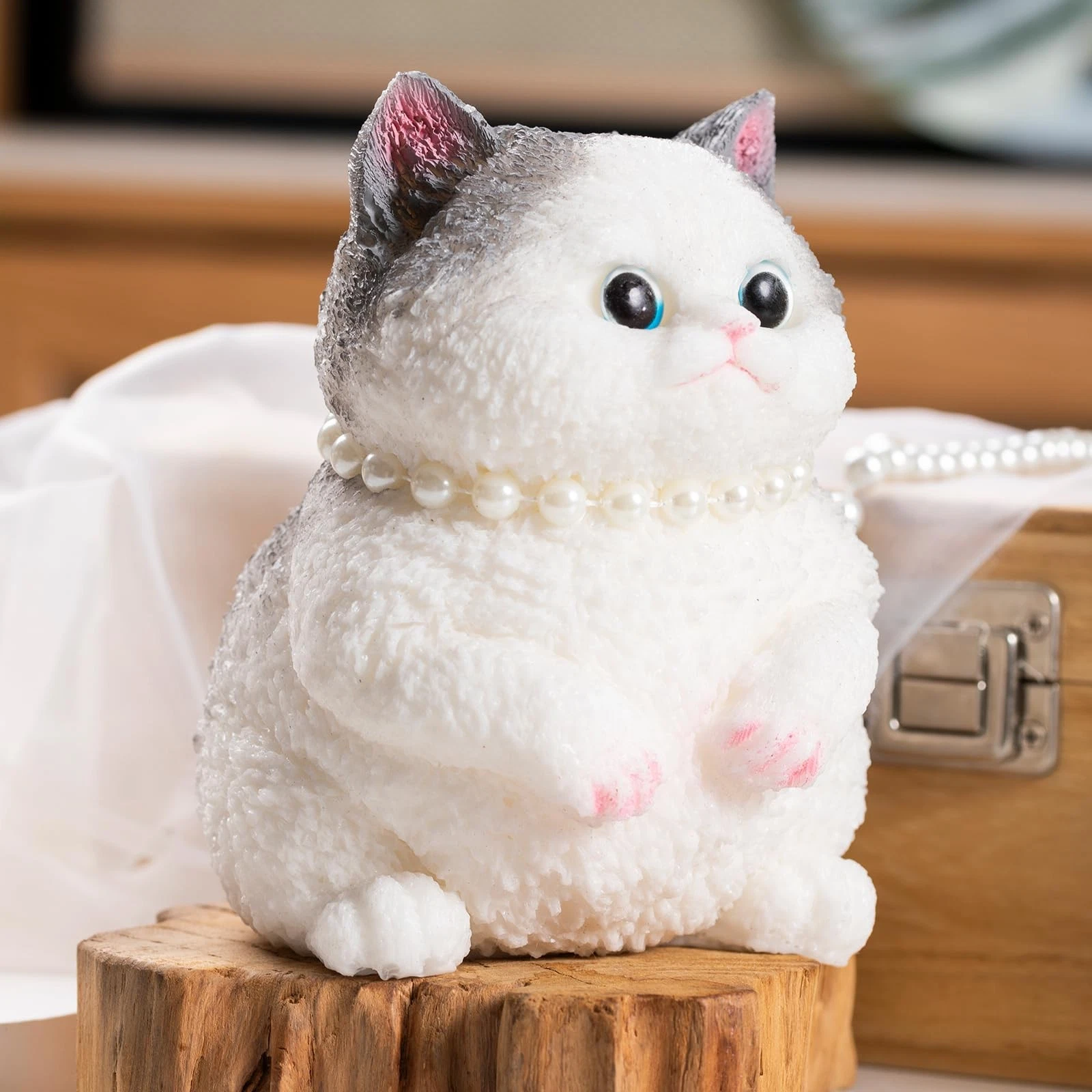 4 Pcs Taba Squishy Paw,Cute fufu Cat Stress Relief Fidget Toys for Big