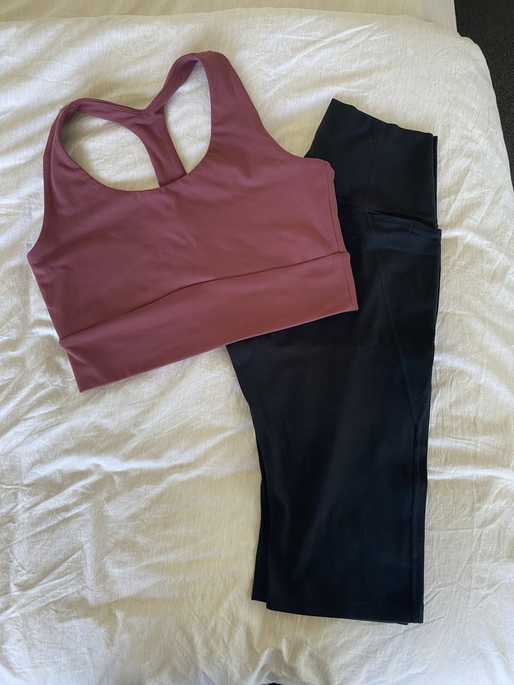 Crop Top And Legging Set