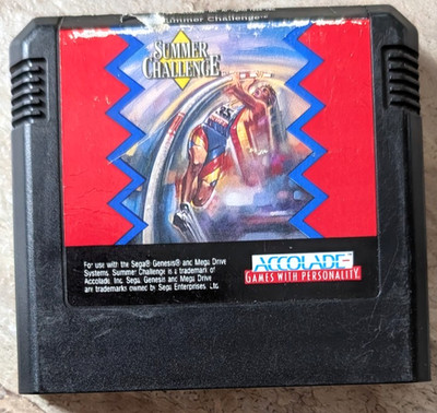 Selten - Sega Mega Drive  - Summer Challenge - MEGADRIVE Spiele 1996