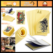 5PCS A4 Tattoo Practice Skin 10PCS Transfer Paper Kit - Double-Sided Fake Skin