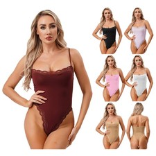 Women Jumpsuits Yoga Leotard Workout Bodysuit Sleepwear Adults Soft Daily