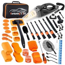 61 PCS Car Detailing Kit Interior Cleaner, Auto Detailing Kit, Car Vacuum 61PCS