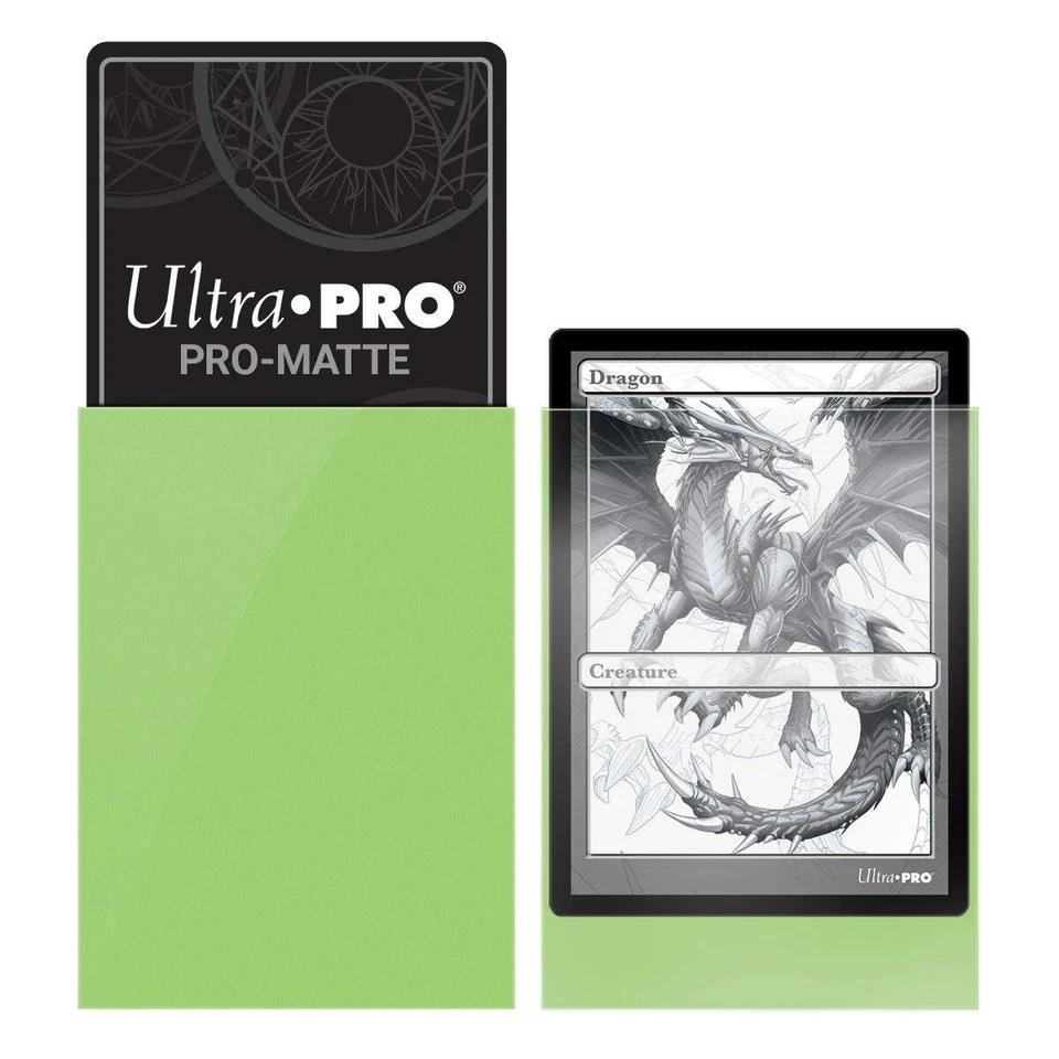 Fundas protectoras de cubierta de almacenamiento mate Ultra PRO 66mmx91mm para tarjeta de juego Foto 4 de 4