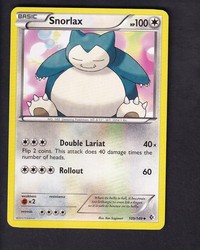 Snorlax 109/149 Boundaries Crossed Pokemon Card