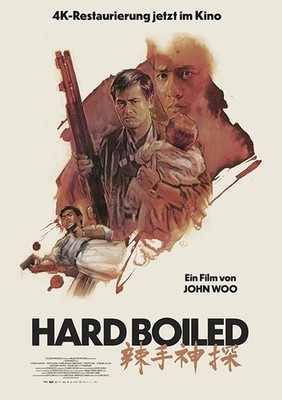 HARD BOILED - Orig.KinoPlakat A1 Filmposter - John Woo, Chow Yun-Fat - gerollt