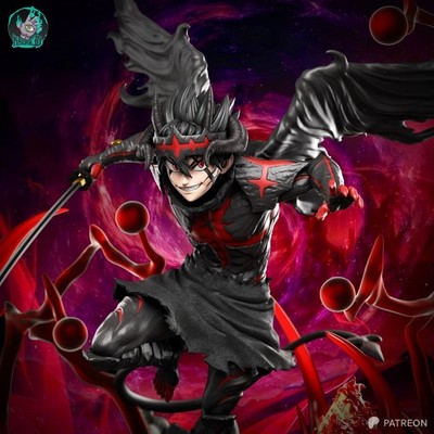 Asta Black Clover 1/8 1/6 Hand-Painted Resin Figure 16K 3D | Unpainted / Painted