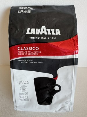 Classico Medium Roast Ground Coffee by Lavazza 20 oz Coffee New Sealed Exp:09/25