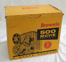 Kodak Brownie 500 8mm Movie Projector Model A good working condition