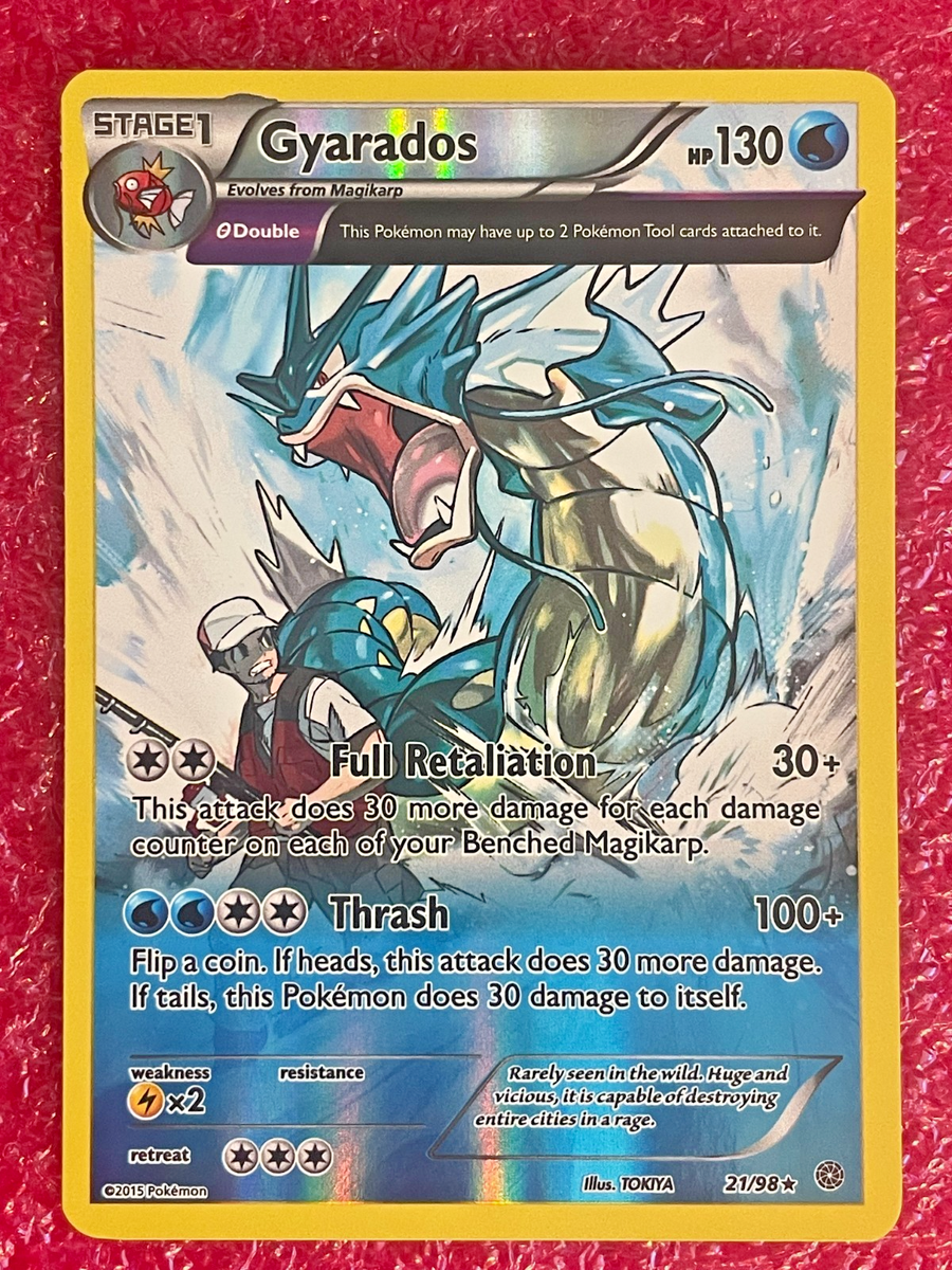 Pokemon Gyarados 21/98 XY - Ancient Origins (AOR) Reverse Holo