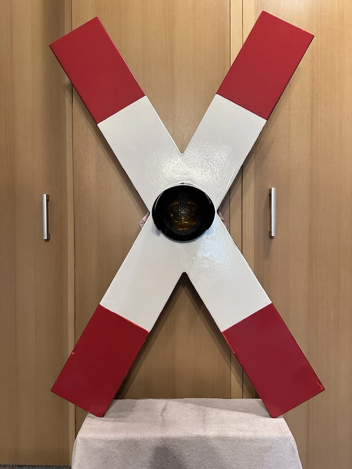 Andreaskreuz/ Warnkreuz Deutsche Reichsbahn