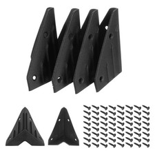 16 Pcs Speaker Corners Protector 45x45x74mm Plastic Edge with 64 Pcs Screw