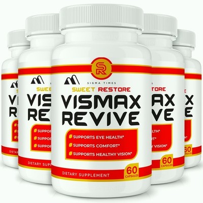 Vismax Revive, Advanced Eye Supplement for Clear and Healthy Eyes - 5 Pack