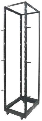 Intellinet 714259 19 Network Rack - Open Frame  (4-Post), 45U, Black, Flatpa ~E~