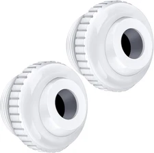 SP1419D 3/4 Inch Pool Jet Nozzles - Directional Flow Eyeball Inlet White 