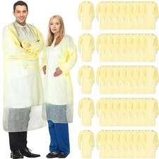 Disposable Protective Gowns PPE Isolation Apron Food Industry Sanitation 10 Pcs