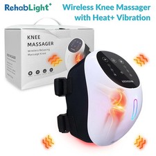 Knee Massager with 3 Heat Levels Vibration Red Light Therapy Office Home Machine