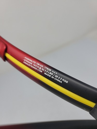 Prince Equalizer Fusionlite Oversized Tennis Racquet TM14A Vibration System Red - 第 4/24 張圖片