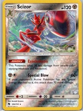 Pokemon TCG Scizor 126/214 Lost Thunder Rev Holo LP on eBay