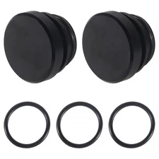 AOICRIE 2pcs Universal Cigarette Lighter Plug Cover, Aluminum Cigarette Light...