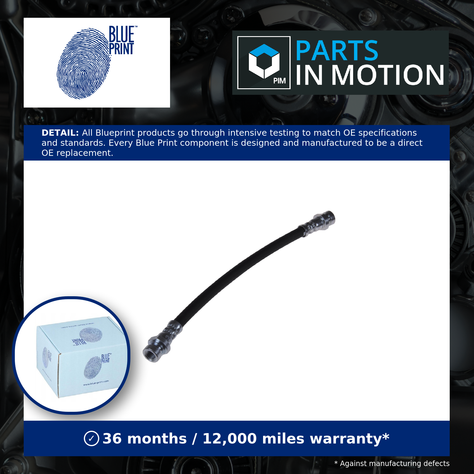Brake Hose ADC45310 Blue Print Hydraulic MB058592 MB238160 MB238169 MB857556 New