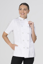 Chef Works Women's Mojave Short Sleeve Chef Coat