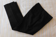 Talbots Newport Black Size 10 Stretch Straight Leg Career Dress Pants 30.5" ins