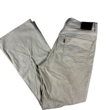 Levis 70s High Flare Pants Womens 31 Beige Corduroy Premium W31 L32 Retro Style