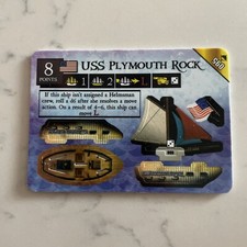 WizKids Pirates Csg Oceans Edge #095 USS Plymouth Rock Rare ship unpunched