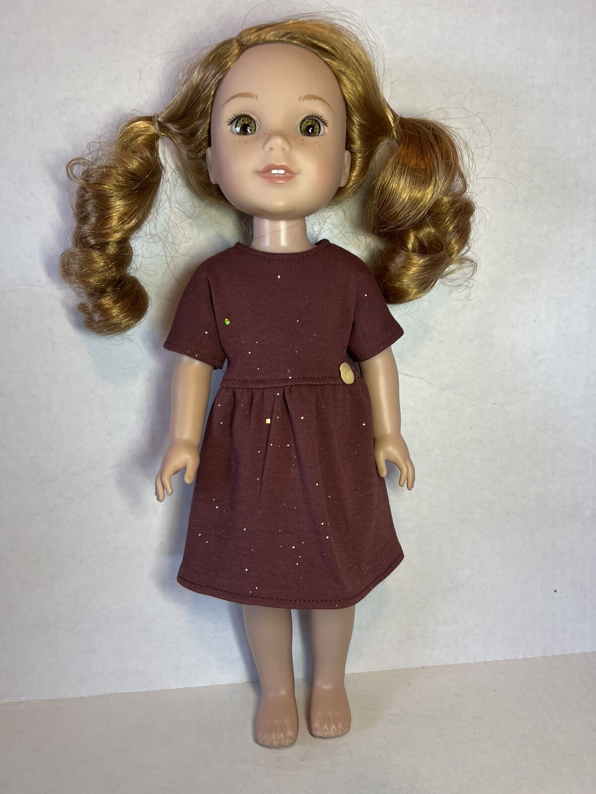 Sparkle Dress Fits 14.5 AG Wellie Wishers Glitter Girls Handmade Doll Clothes eBay