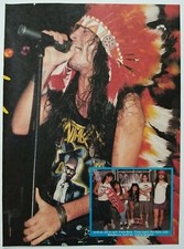 ANTHRAX / JOEY BELLADONNA / FULL PAGE PHOTO PINUP POSTER MAGAZINE CLIPPING