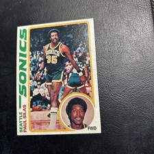 #94 Paul Silas Seattle Supersonics,,￼1978-79 topps Card Cb14-3