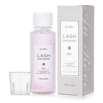 Eyelash Cleanser Concentrate 100ml prolong lash Cleanser ，Oil-Free Eyelash Ex...