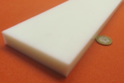 HDPE White Bar 3/4'' Thick x 3.75'' Wide x 48'' Long