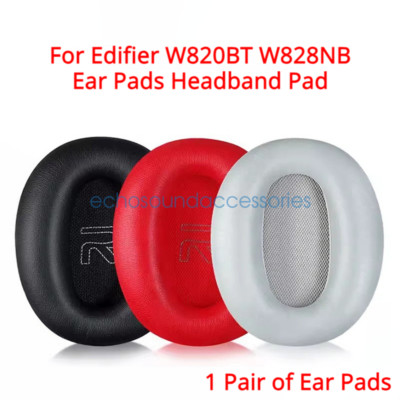 Replacement Ear Pads Headband Pad for Edifier W820BT W828NB Headphone