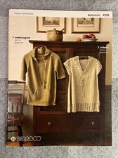 Berroco Knitting Book 273 NaturLin Knit Crochet Doily Placemats Blanket Bags