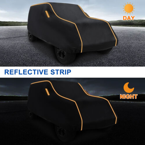 Thickened Car Cover CUSTOM FIT 4 Door Jeep Wrangler JK JL Rain Snow Waterproof - Foto 12 di 13