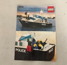LEGO: istruzioni manuali - Set 4010 scialuppa di salvataggio della polizia