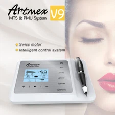 ARTMEX V9 Pen MTS PMU Device Permanent Makeup Tattoo Machine Eye Brow Lip Kit