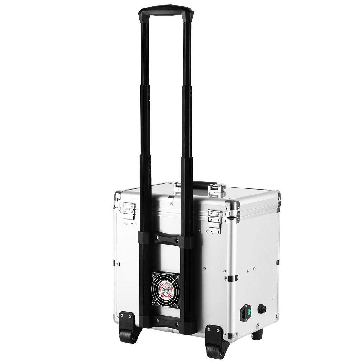 Portable Dental Mobile Delivery Unit Rolling Case Air Compressor Suction 4 HOLES