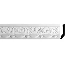 Cornice White Urethane  82 3/4" L  Letreamont Ornate | Renovator's Supply