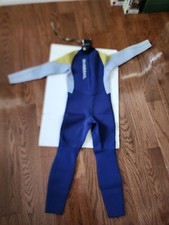 Dive  Sail Navy Blue Lightning Long Sleeve Wet Suit , Size 10 NEW 