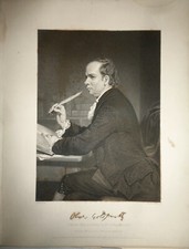 Oliver Goldsmith - Portrait engraving - 1876 - Duyckinck Int'l Gallerie
